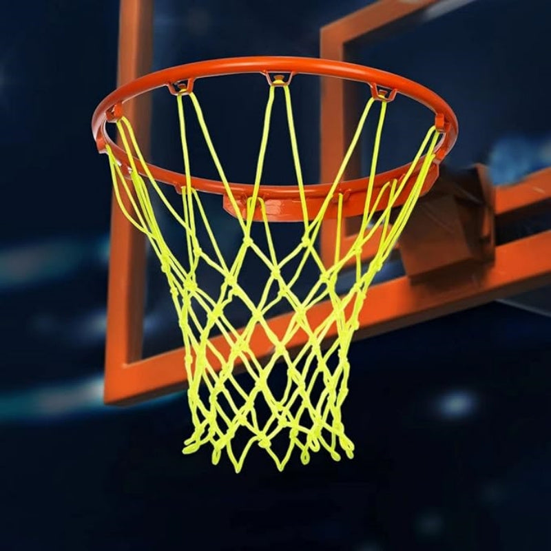 Glowing In The Dark Basketball Net Fluorescent Green Portable Nylon Net