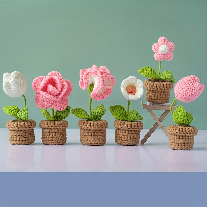 DIY Crochet Material Package for Making Hanging Ornaments