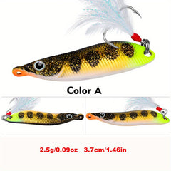 1pc Spinner Spoon Fishing Bait With Hook Metal Lure