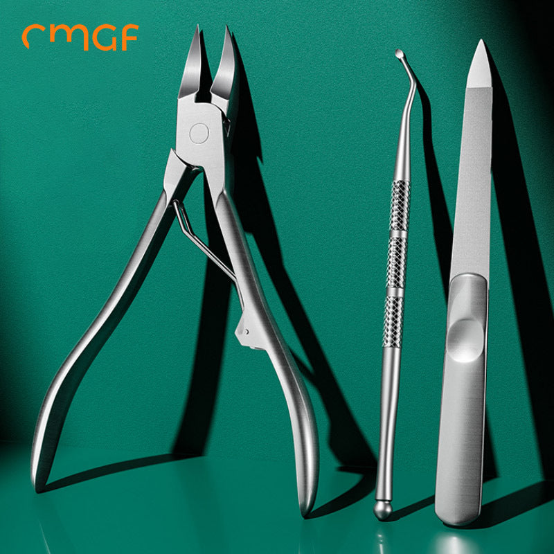 3pcs Nail Clipper Nail Pliers Nail File Nail Scissor Nail Trimming Tool