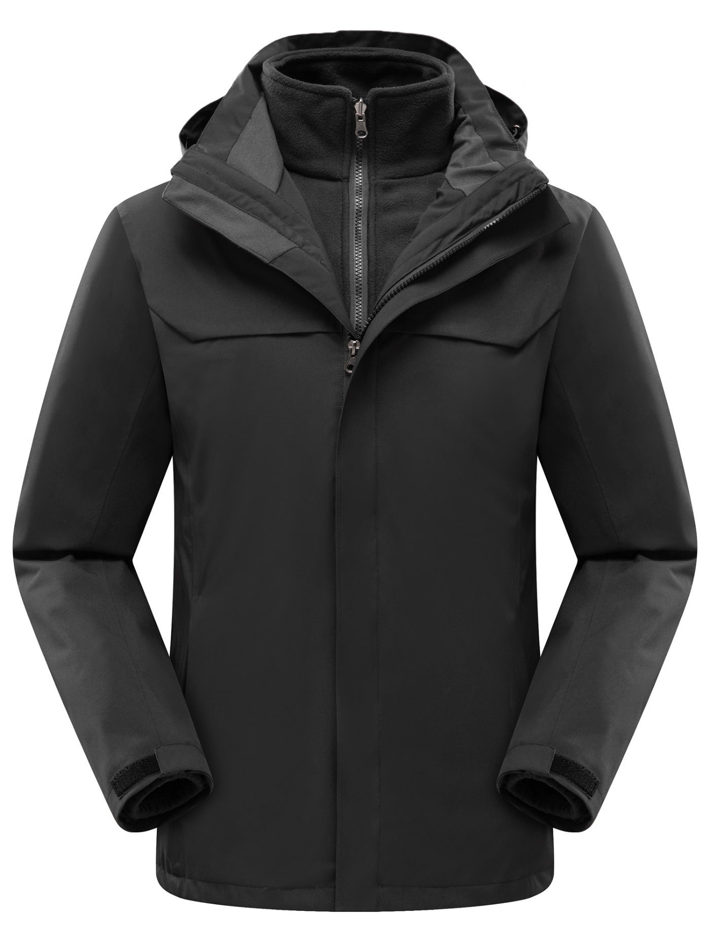 Men's 3 In 1 Detachable Outdoor Sports Jacket