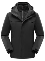 Men's 3 In 1 Detachable Outdoor Sports Jacket