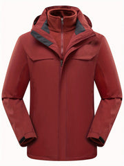 Men's 3 In 1 Detachable Outdoor Sports Jacket