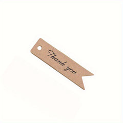 100pcs Retro Gift Small Label Paper Card DIY Material Gift Hanging Tag Party Gat