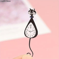 12 Doll House Doll Wall Clock Simulative Animal Clock Decor Toy