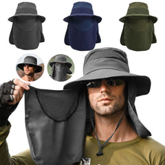 Breathable Fishing Hat with Full Face Cover and UV Protection