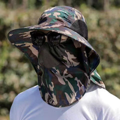 Breathable Fishing Hat with Full Face Cover and UV Protection