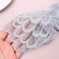3 Pairs Summer Lace Flower Mesh Socks Non slip Elastic Comfortable Socks
