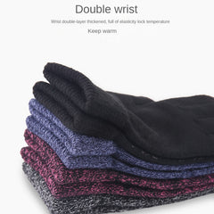 5 Pairs Winter Touch Screen Gloves Unisex Thick Knitted Cycling Hiking Gift