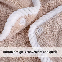 Quick Drying Wearable Bath Towel Thickened Water Absorption Bath Supplies