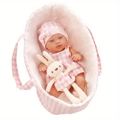 14 Inch Doll Sleeping Bag Silicone Plaid Hat Accessories