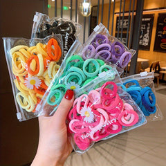 50pcs Elastic Scrunchies Hair Ties for Women Girls Daily Accessories