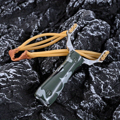 Zinc Alloy Slingshot Toy for Outdoor Play with Mud Beads