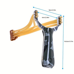 Zinc Alloy Slingshot Toy for Outdoor Play with Mud Beads