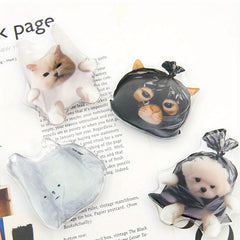 Cartoon Animal Garbage Bag Phone Holder
