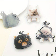 Cartoon Animal Garbage Bag Phone Holder
