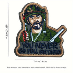 9pcs Tactical Patch Hook Funny Applique Morale Patches Embroidery Inspired