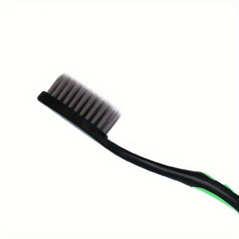 10pcs Small Moon Bamboo Charcoal Ultra Soft Toothbrush Set