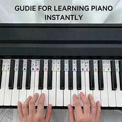 Piano Notes Guide for Beginners - Removable Keyboard Note Labels