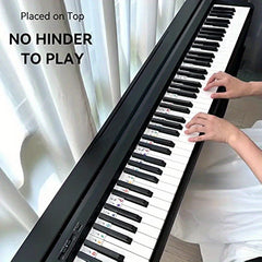 Piano Notes Guide for Beginners - Removable Keyboard Note Labels