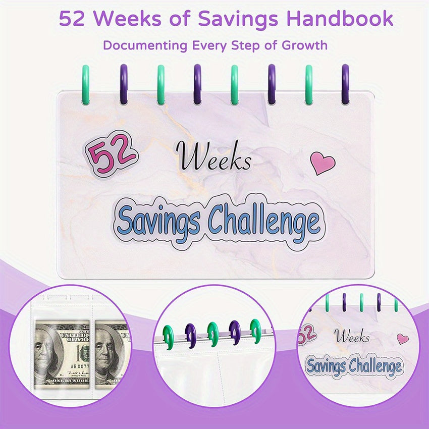 52 Week Money Saving Challenge Binder Envelopes Budget Savings