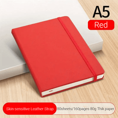 A5 A6 Business Strap Notebook Student Stationery Notepad Diary