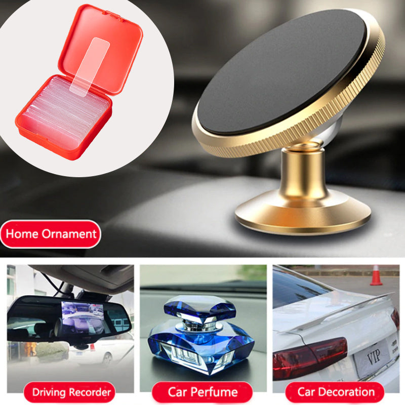 60pcs Strong Double Sided Adhesive Tape Nano Transparent Wall Stickers