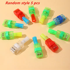 10pc Cartoon Finger Lights Christmas Projection Lights