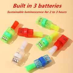 10pc Cartoon Finger Lights Christmas Projection Lights