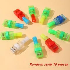 10pc Cartoon Finger Lights Christmas Projection Lights