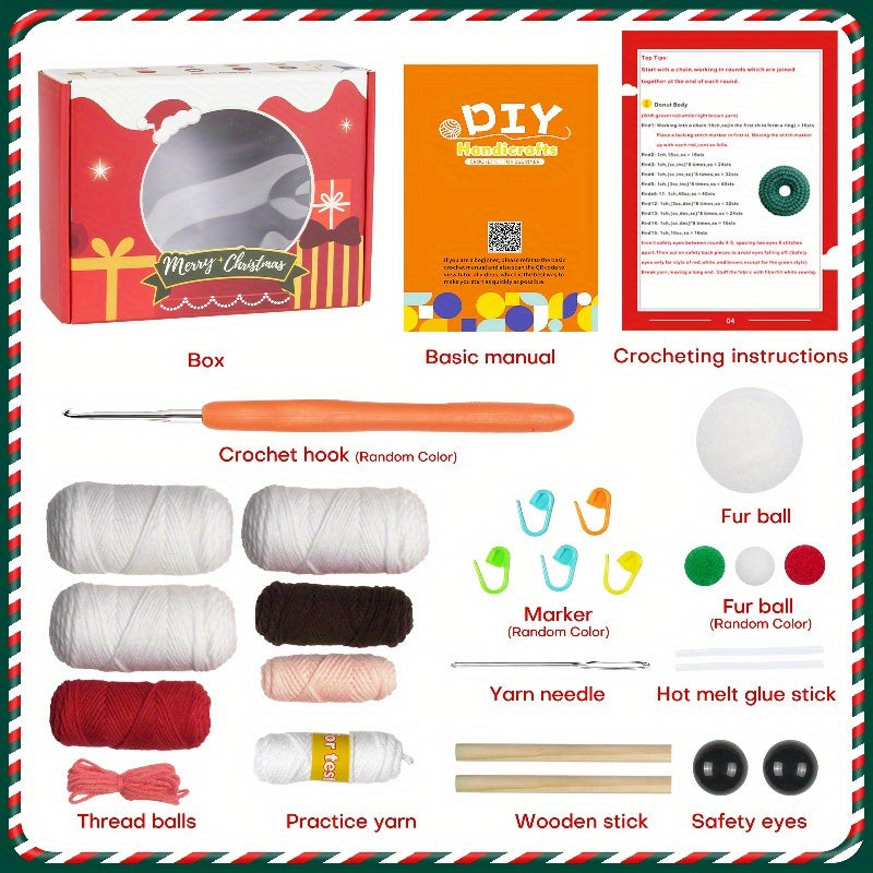 Crochet Material Package Christmas Tapestry Diy Ornaments Christmas