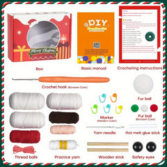 Crochet Material Package Christmas Tapestry Diy Ornaments Christmas