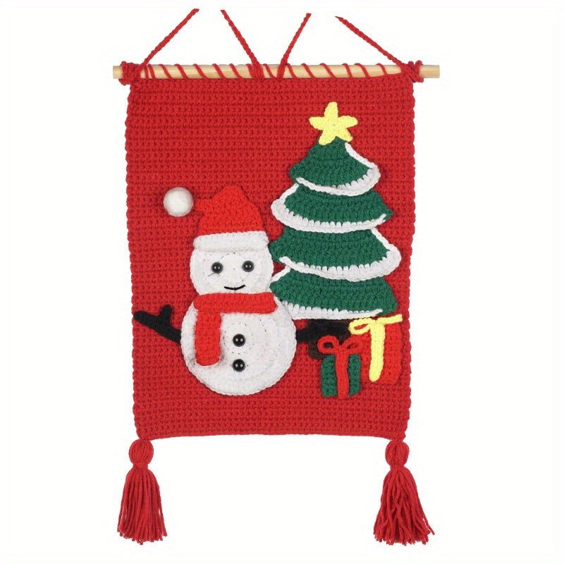 Crochet Material Package Christmas Tapestry Diy Ornaments Christmas