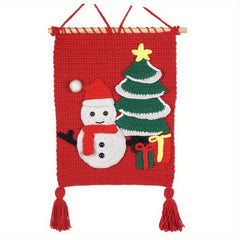 Crochet Material Package Christmas Tapestry Diy Ornaments Christmas