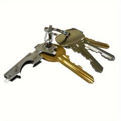 8 in 1 Carabiner Keychain Bottle Opener for Camping Adventure