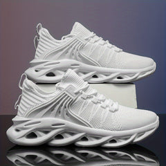 Men's Shock Absorption Blade Shoes Breathable Lace Up Non Slip Shoes