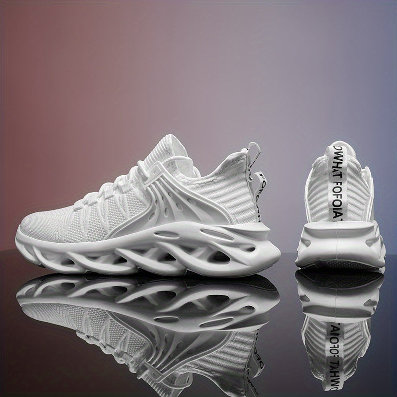 Men's Shock Absorption Blade Shoes Breathable Lace Up Non Slip Shoes