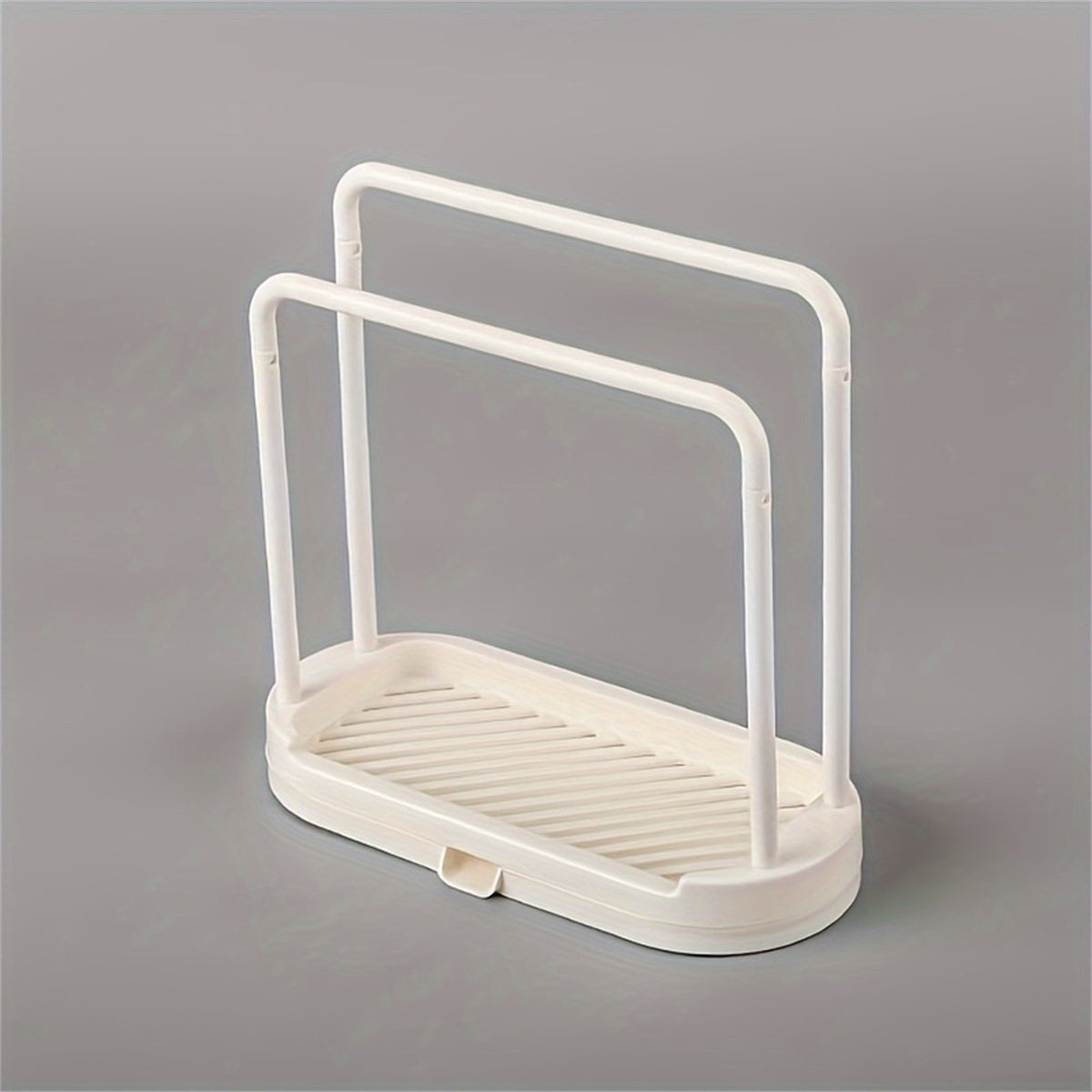 Kitchen Sponge Holder Sink Rack Tray Organizer Stand No Rags or Sponges