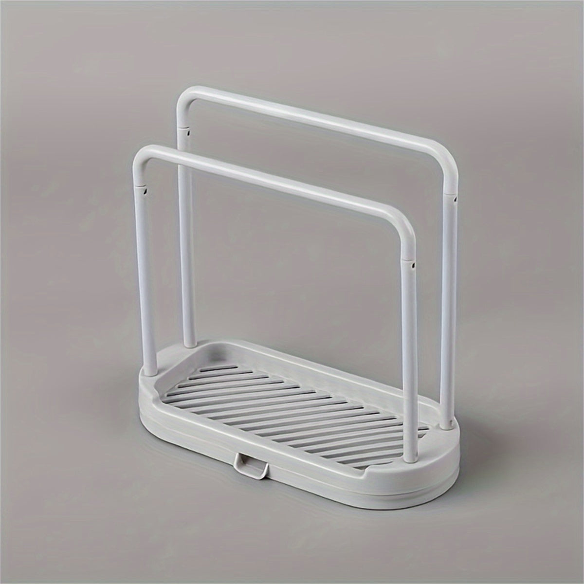 Kitchen Sponge Holder Sink Rack Tray Organizer Stand No Rags or Sponges