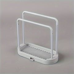 Kitchen Sponge Holder Sink Rack Tray Organizer Stand No Rags or Sponges