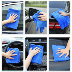 5pcs Soft Microfiber Car Cleaning Towels for Auto Motorcycle Home