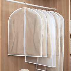 Transparent Hanging Clothes Storage Bags Suit Dust Cover Portable Garment Bags