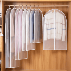 Transparent Hanging Clothes Storage Bags Suit Dust Cover Portable Garment Bags