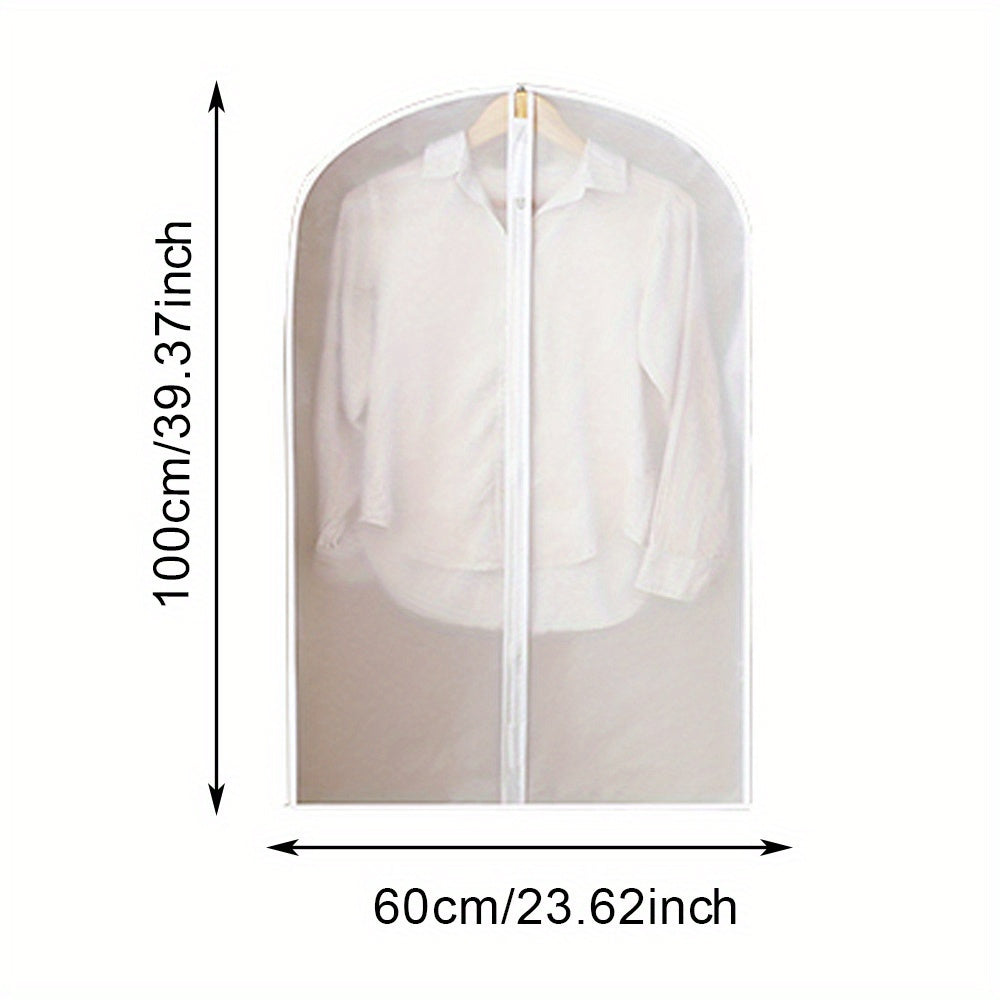 Transparent Hanging Clothes Storage Bags Suit Dust Cover Portable Garment Bags