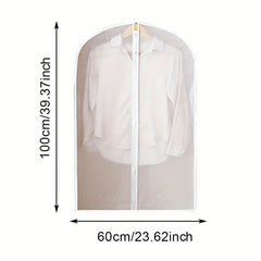Transparent Hanging Clothes Storage Bags Suit Dust Cover Portable Garment Bags