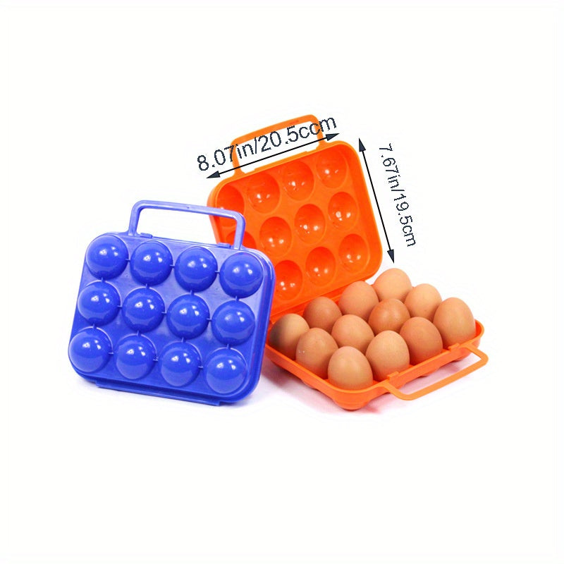 Egg Storage Box Outdoor Camping Container With Compartments