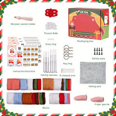 4pcs Wool Needle Felting Kit For Beginners DIY Art Craft