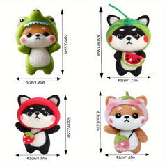 Needle Felting Kit for Beginners - Shiba Doll DIY Craft Kit