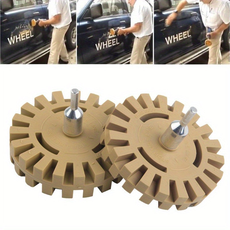 4" Car Pneumatic Rubber Eraser Wheel Pad Polishing Disc