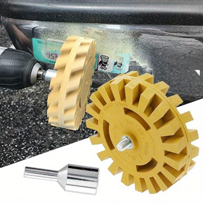 4" Car Pneumatic Rubber Eraser Wheel Pad Polishing Disc